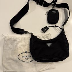 Authentic Prada nylon bag re-edition 2005 crossbody