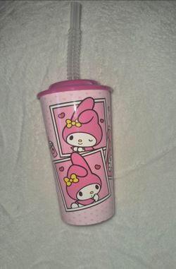 My melody cup with straw
