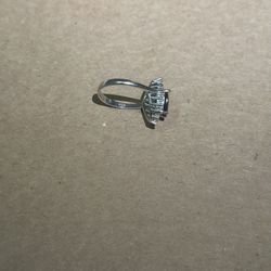 925 Sterling Silver Aaa cz size 9