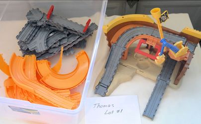 LARGE Lot of Thomas the Tank Engine Pirate Cove Ship + Tracks Lot #1