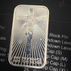 Jesus 1 oz silver bar