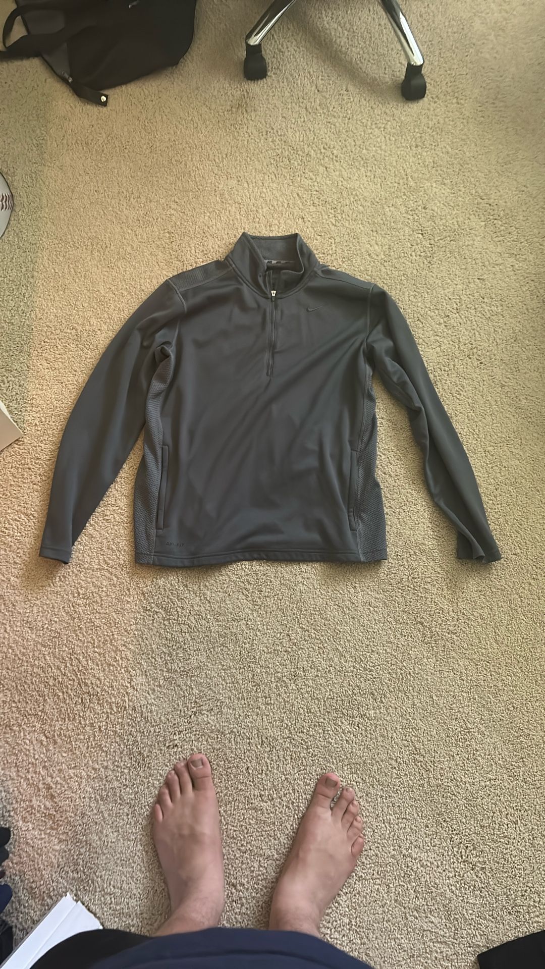 Grey Nike Long sleeve Sweatshirt