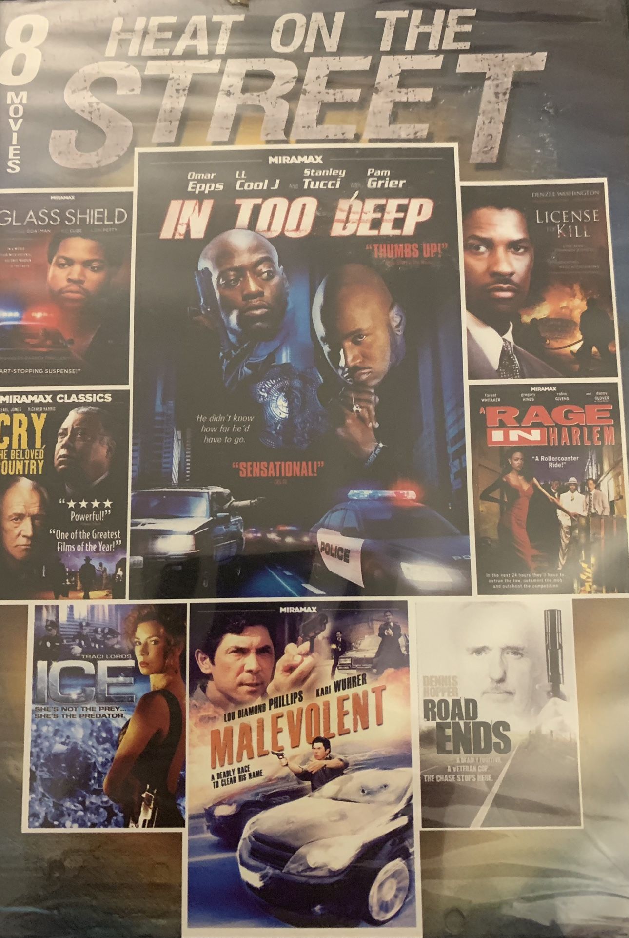 8 HEAT On The STREET Movies (DVD) NEW!