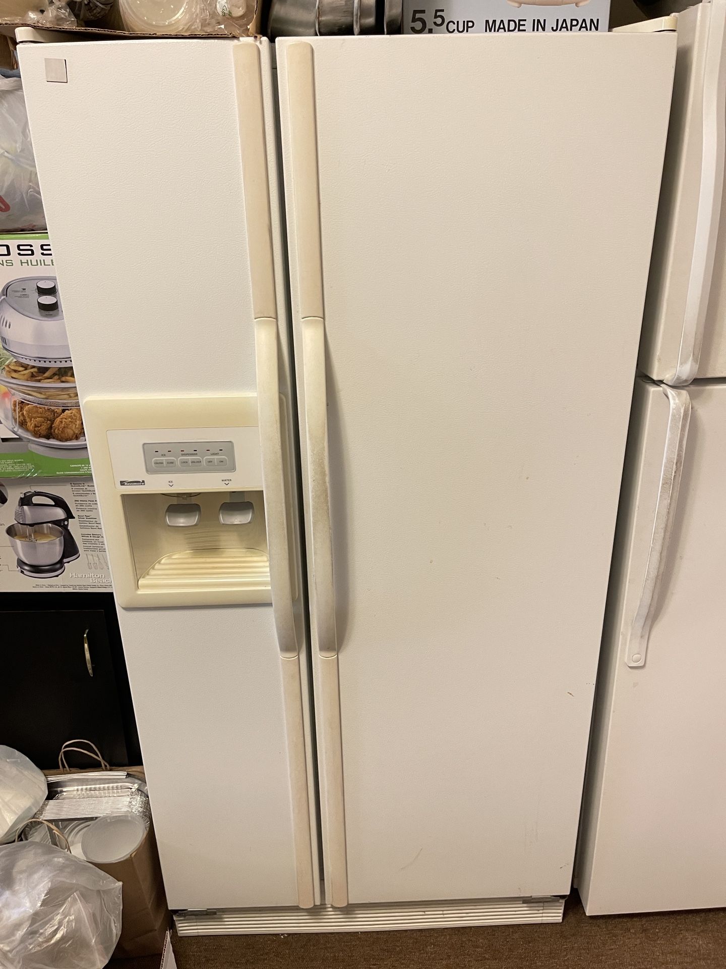 free refrigerator ( not cold)