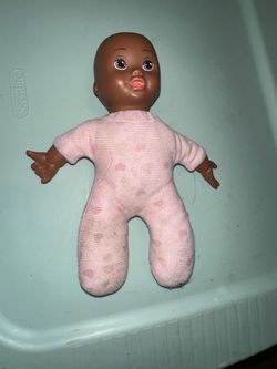 Small Baby Doll in Pink Outfit