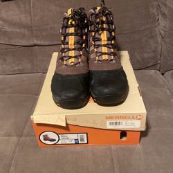 Merrell Stone Moab Polar Mens US 12 Waterproof Footwear Hiking Boots Brand New