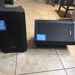 Powered stage monitors speakers