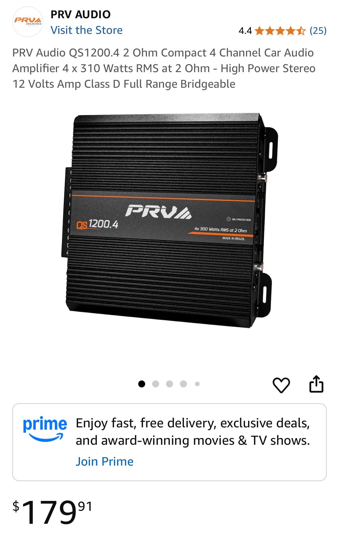 Prv Audio Qs 1200.4