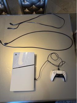 PS5 Slim Digital Edition Bundle – Controller & Cables Included