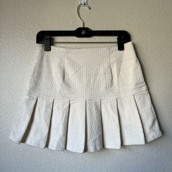 pleated skirt - White - Size M