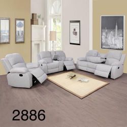 New Reclining Sofa And loveseat Only