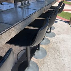 Black Bar Stools (Set Of 10) Or Can Purchase Individually 