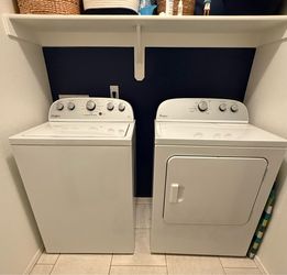 Whirlpool washer and dryer