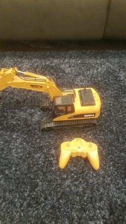 Remote control excavator