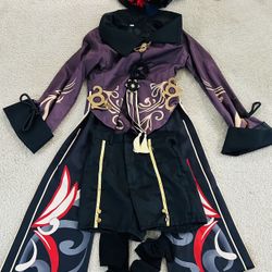 Helluva Boss Game Hu tao Cosplay Costume Halloween Outfit Carnival Suit for Women