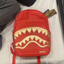 Red Sprayground Bag