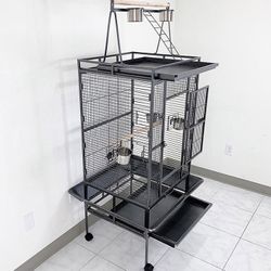 (NEW) $155 Large 68” Parrot Bird Cage for Parakeets Cockatiel Chinchilla Conure Cockatoo Lovebird Parakeet 