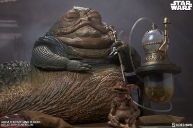 1/6 SIDESHOW STAR WARS JABBA THE HUTT 2.0 AND THRONE DELUXE FIGURE SET 12" SCUM & VILLAINY