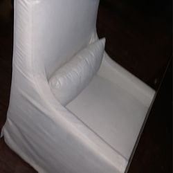 Slip Covered Chair. Restoration Hardware Mimic
