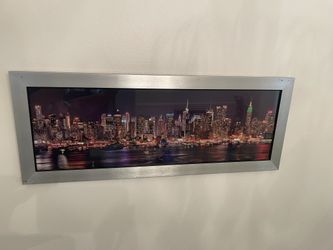 New York skyline picture With frame 