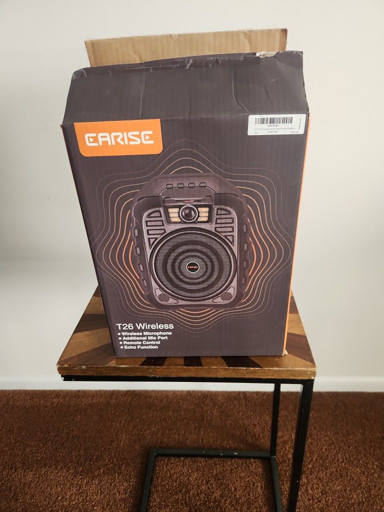 Earise T26 Portable PA Bluetooth Speaker W/Wireless Microphone