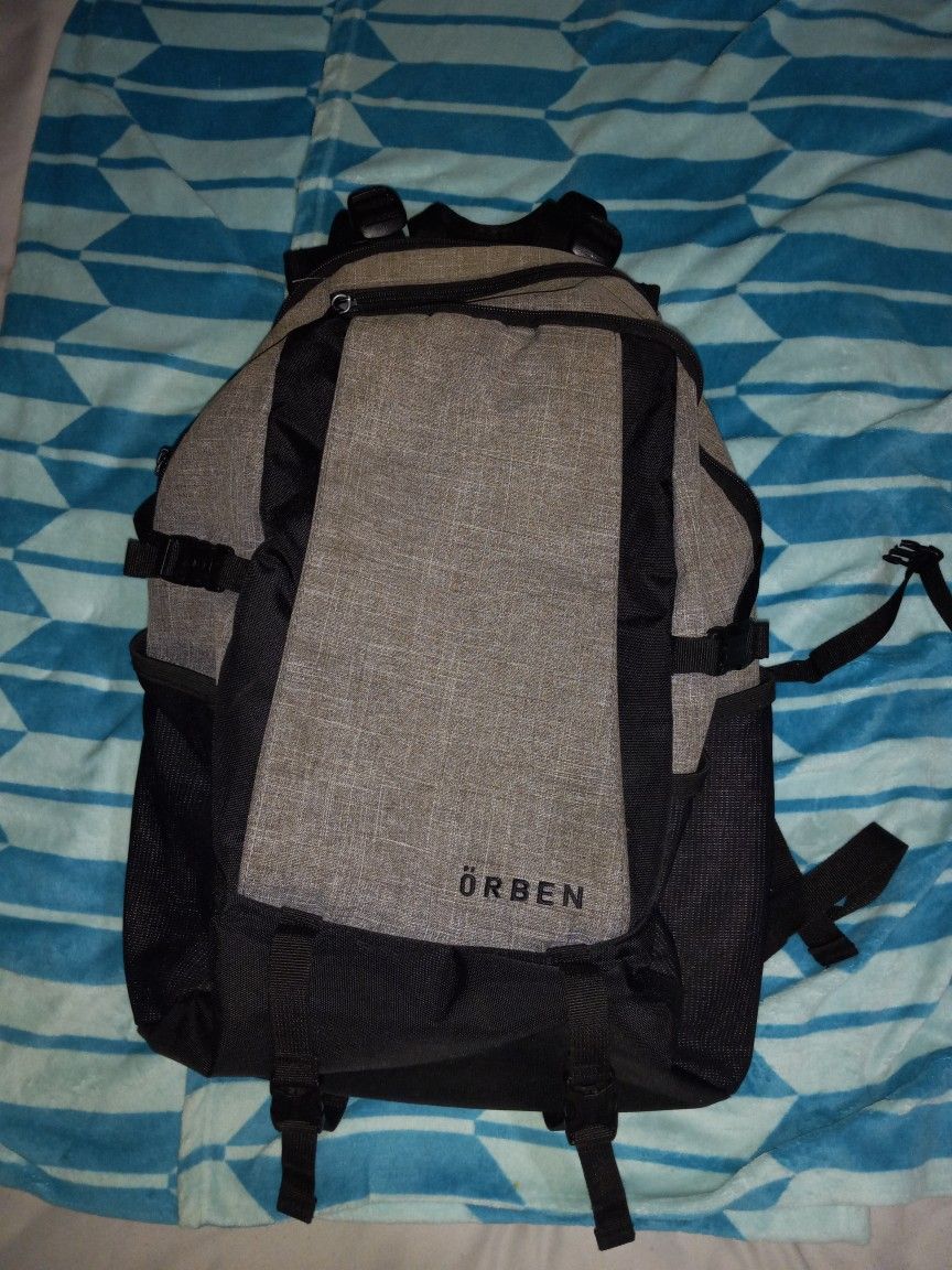 Orben Backpack Gray And Black Very Good Condition Reduced To $5 Cash