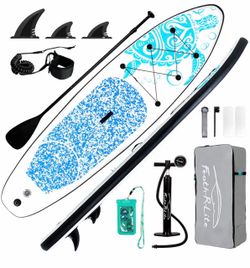 FEATH-R-LITE Inflatable Stand Up Paddle Board SUP Accessories 10’6’’/11' Ultra-Light Deck Versatile