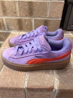 FENTY x Puma Creeper Sneakers Lavender Suede Women's US 9