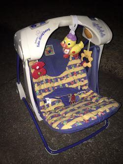 Portable baby swing on $25
