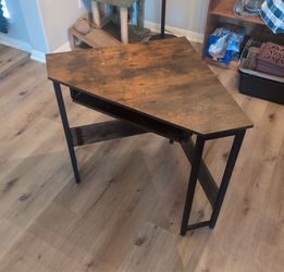 L-Shaped Corner Desk Industrial Style