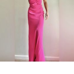 pink formal / prom dress, size 2