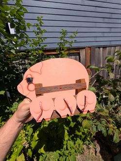 Pig wall art