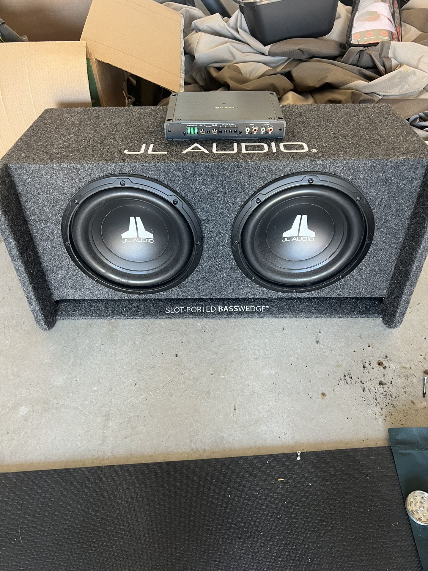 Two 10” Subwoofers & Amp 