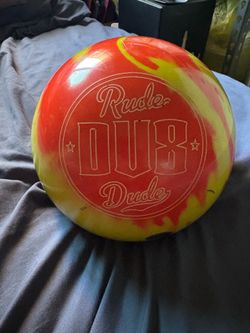 15lb DV8 rude dude bowling ball