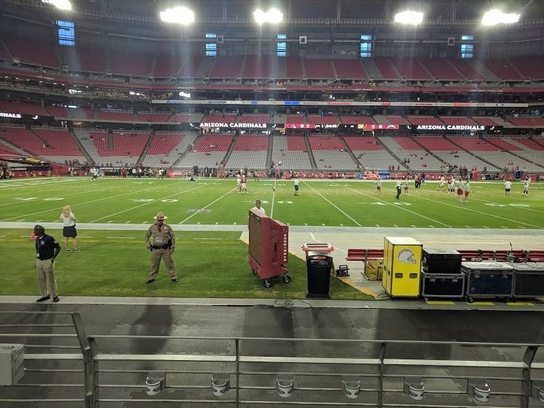 Section 131 row 4 or row 8 - 2 Arizona Cardinals tickets - Father's day gift?