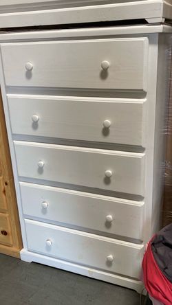 Pinewood jumbo 5 drawer chest