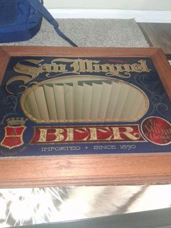 San Miguel Beer mirror