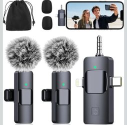 Wireless 3-in-1 Lav & Lapel Microphone