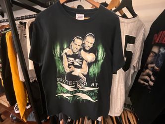 WWE Gold Series D-Generation X Shawn Michaels Triple H Black Graphic T-Shirt Size M