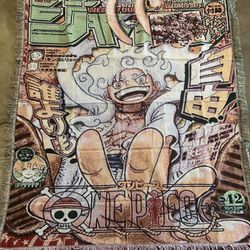 One Piece Luffy Anime Woven Tapestry/Blanket/Rug