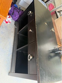 Black buffet/hutch
