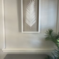 Feather wall art