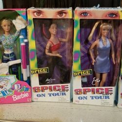  2 BARBIES AND EMMA SPICE GIRL DOLL $ Each