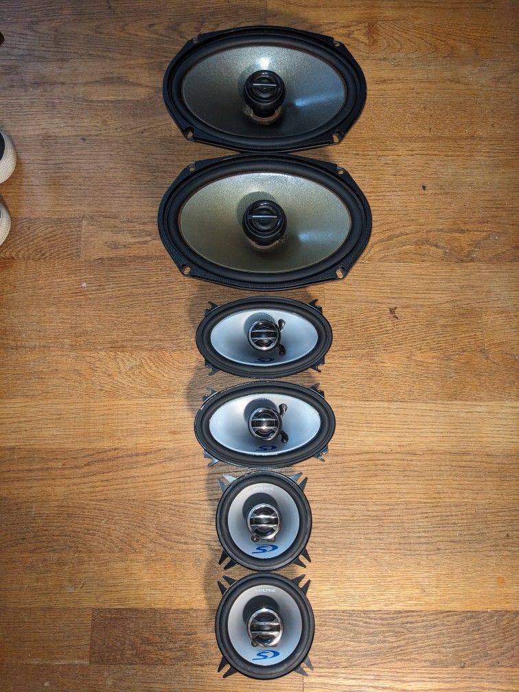 Alpine Car Audio - Type R And Type S - 6x9"Speakers/4x6" Speakers/4"Speakers