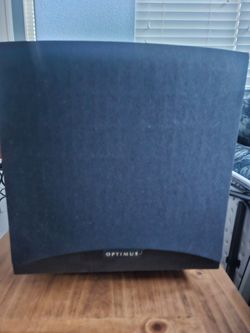 Optimus Por-SW100 P 100-watt powered Subwoofer