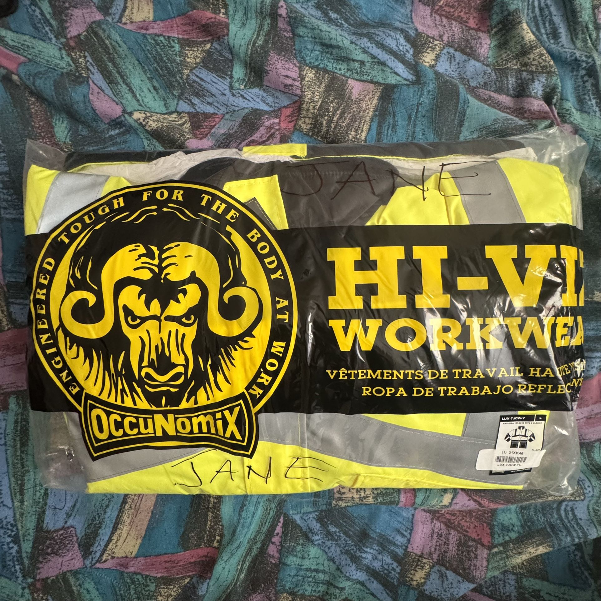 Size L Reflective Work Jacket