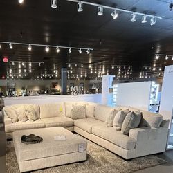 Ivory 3PC Sectional Couch