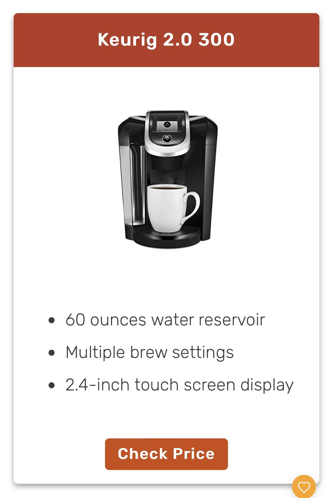 Coffeemaker Keurig 2.0 in black and chrome