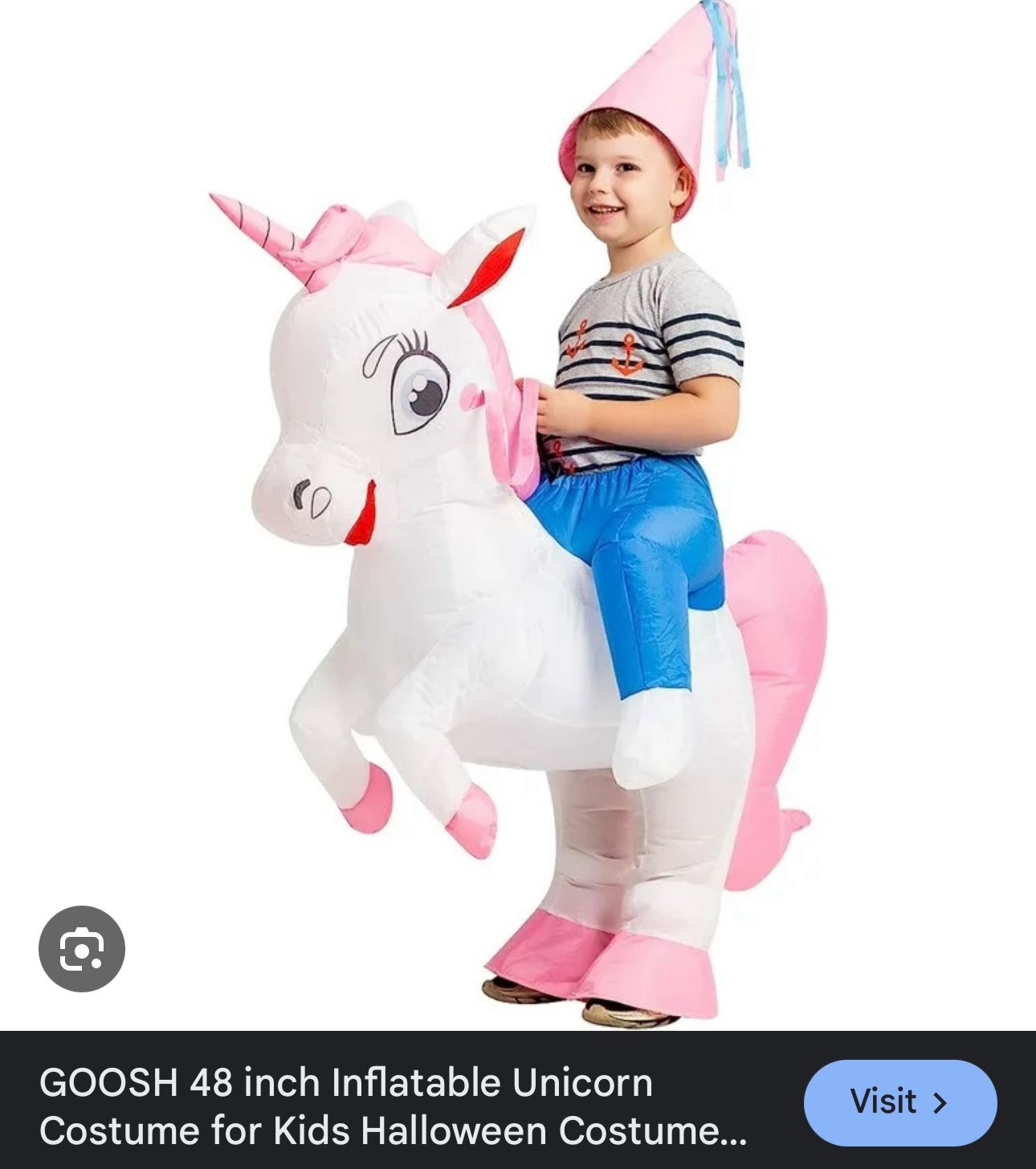 Inflatable Unicorn Costume for Kids
