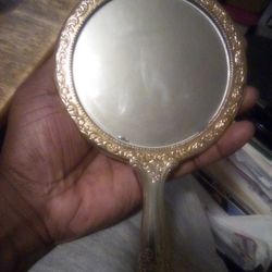 ANTIQUE GOLD MIRROR 